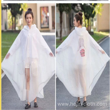 Fire resistant PVC adult raincape